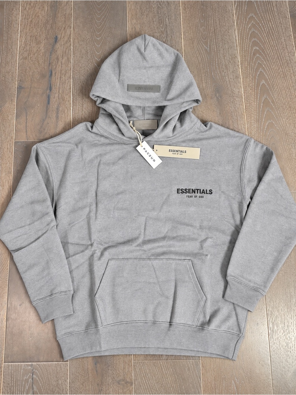 Fear of God Essentials Gray Pullover Hoodie Size Medium